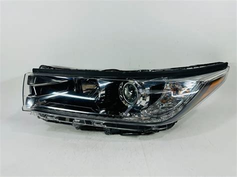 2017 2018 2019 Toyota Highlander Left Driver Headlight Halogen Wled