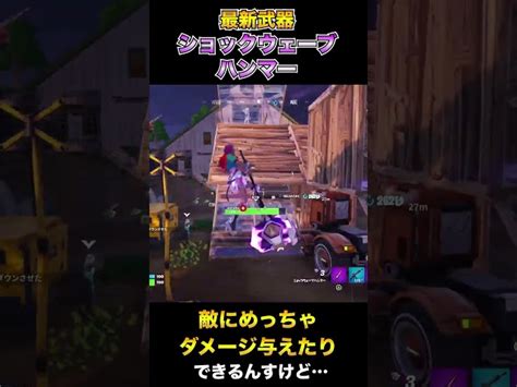 万能すぎる最新武器ショックウェーブハンマーにひろゆきが物申す！！【フォートナイト Fortnite】 Fortnite フォートナイト 動画まとめ