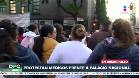 M Dicos Protestan En El Centro De La Cdmx