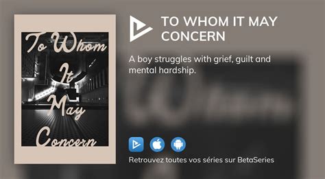 O Regarder Le Film To Whom It May Concern En Streaming Complet