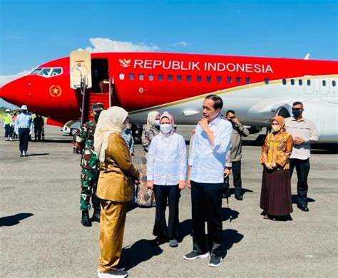 Presiden Jokowi Dan Ibu Iriana Lakukan Kunjungan Kerja