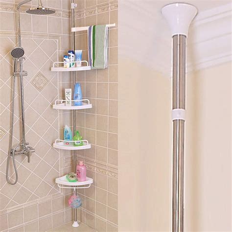 Hynawin Tension Corner Shower Caddy Best Shower Organizers On Amazon