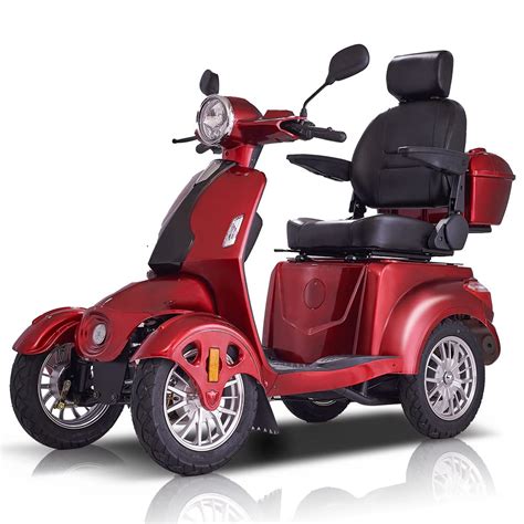 Buy Heavy Duty 4 Wheel Mobility Scooters For Seniors And Adults 500lbs Capacity Electric Powered