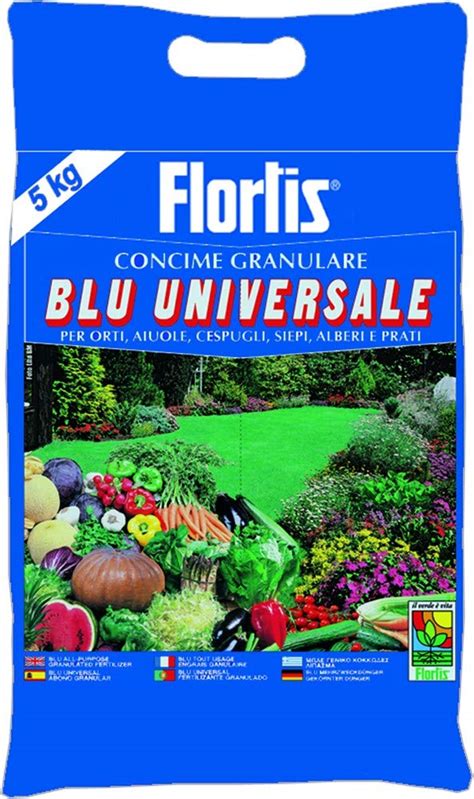 Concime Granulare Blu Universale 5 Kg Amazon It Giardino E Giardinaggio