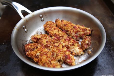 Aiguillettes de poulet croustillantes panées aux chips