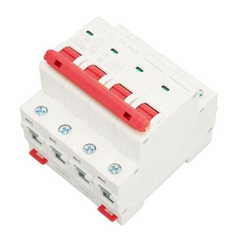 Mini disjoncteur 4P DC 1000V monté sur rail DIN Interrupteur de