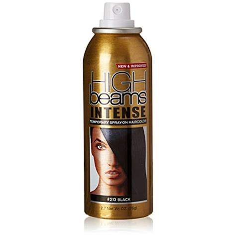 High Beams Intense Temporary Spray On Hair Color Black 2 7 Ounce