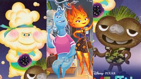 Pixar S Elemental Composer New Character Designs And Book Covers