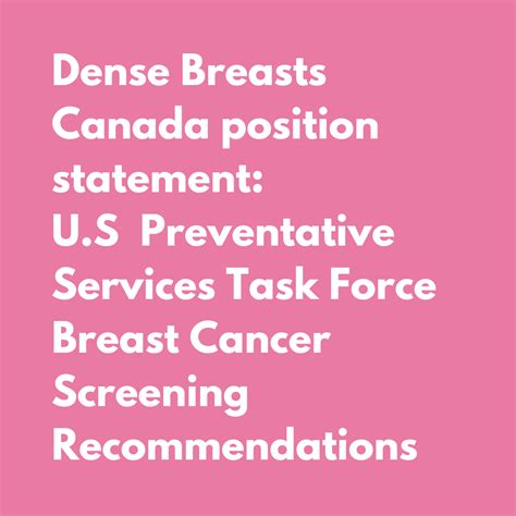 Dense Breasts Canada