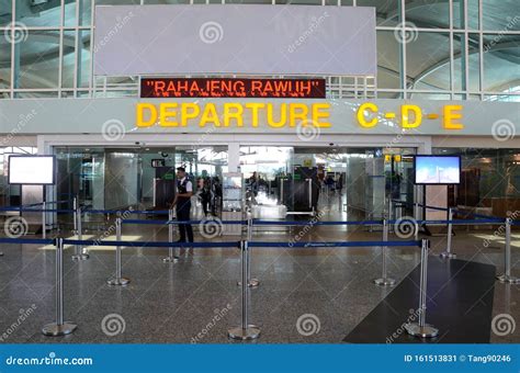 Departure Gate Of Ngurah Rai International Airport Editorial Photo