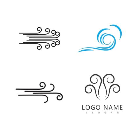 Premium Vector Wind Logo Vector Symbol Design