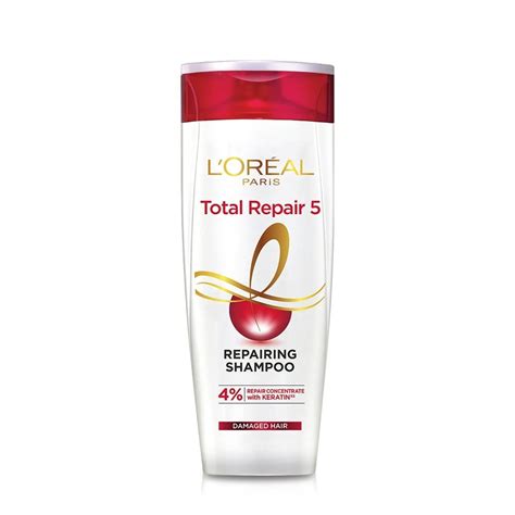 Buy L Oreal Paris Shampoo For Damaged And Weak Hair With Pro Keratin Ceramide Total Repair