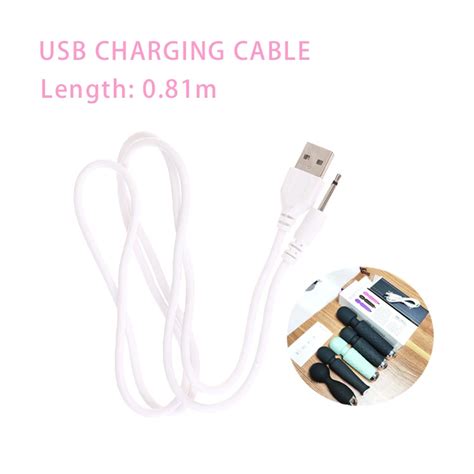 1pcs Usb Charging Cable Vibrator Cable Cord Sex Products Usb Power Charger Supply For