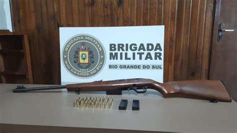 Brigada Militar Prende Homem Por Porte Ilegal De Arma De Fogo Em