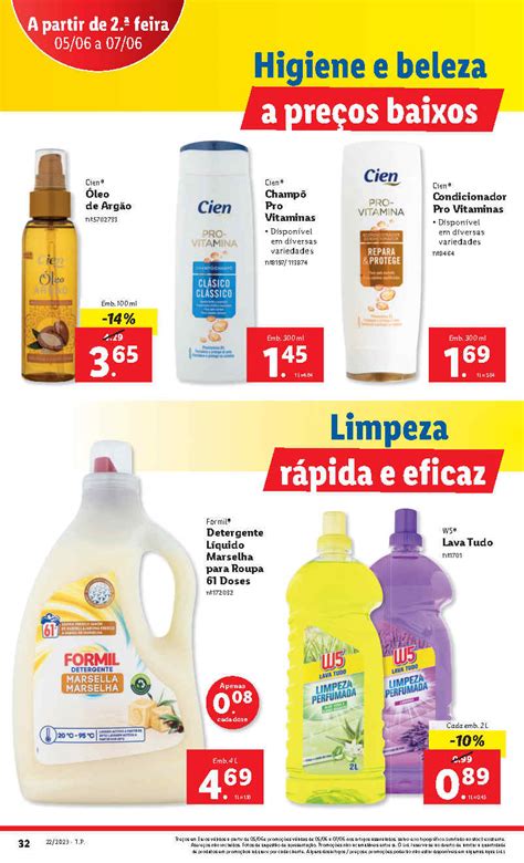 Antevis O Folheto Lidl Beleza E Limpeza Promo Es Junho A Junho O