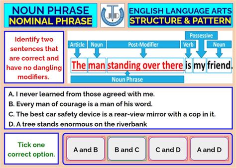 Noun Phrase 20 Worksheets With Answer Key Teaching Resources