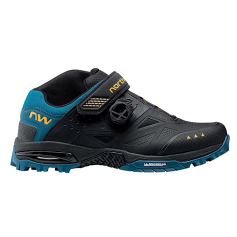 Northwave Mtb Shoes Enduro Mid Black Blue Coral Maciag Offroad