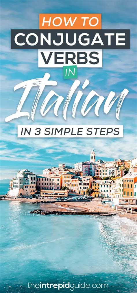 How To Conjugate Italian Verbs In 3 Simple Steps [italian For Beginners