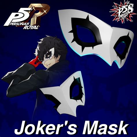 Free STL file Joker's Mask - Persona 5 Royal 🃏・3D print design to ...