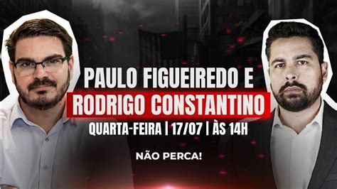 Paulo Figueiredo e Rodrigo Constantino Ao Vivo dos Estúdios da TV