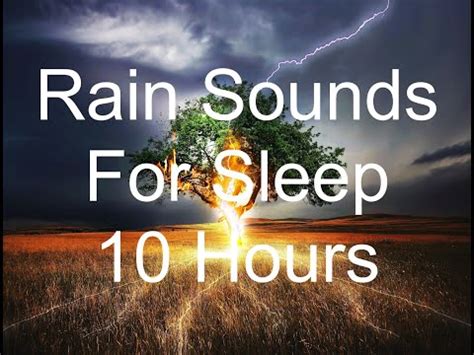 Rain Sounds Sleep 10 Hours Deep Sleep Block Noise Study Work Focus