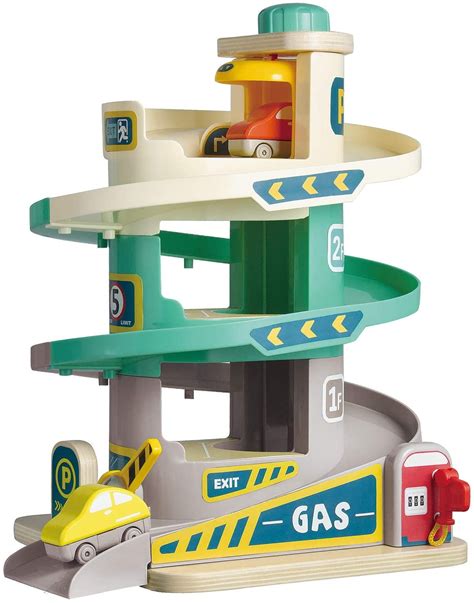 Car Parking Garage Toy With Ramp And Elevator Car Ramp Toy For 3 Year