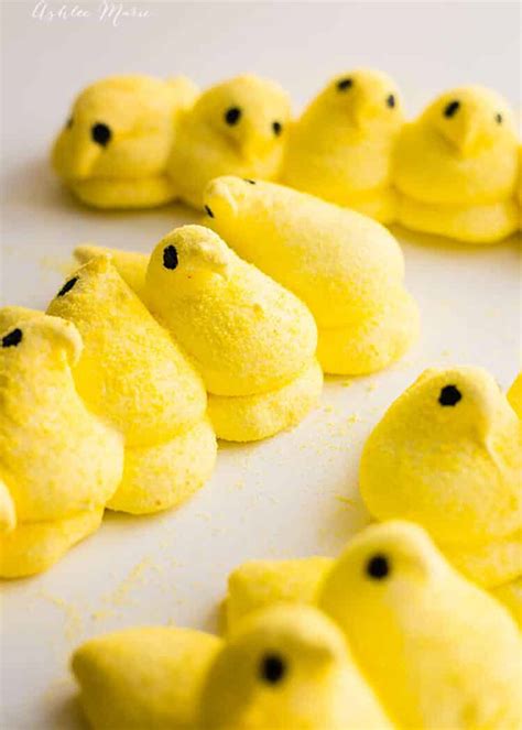 Homemade Peeps Recipe And Video Tutorial Ashlee Marie Real Fun With Real Food