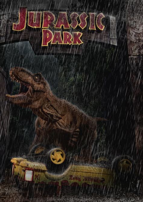 Jurassic Park - T-rex Main Road Attack by tomzj1 on DeviantArt