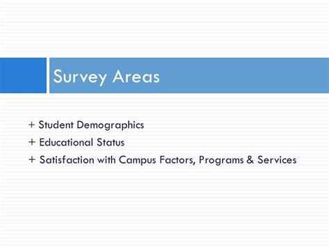 Student Satisfaction And Demographics Survey 2013 Office Of