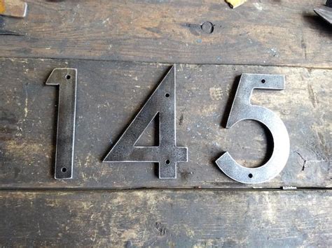 Custom Metal Address Numbers For Businesses Brown County Forge Brown County Forge