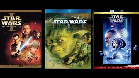 Star Wars Episode I The Phantom Menace 4K Vs Blu Ray Vs DVD HDR