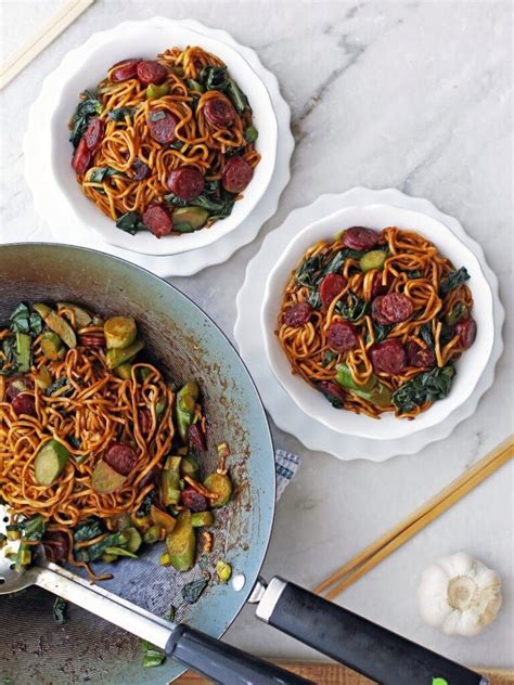 An Easy And Fast Chinese Egg Noodle Dish Loaded With Sweet And Salty