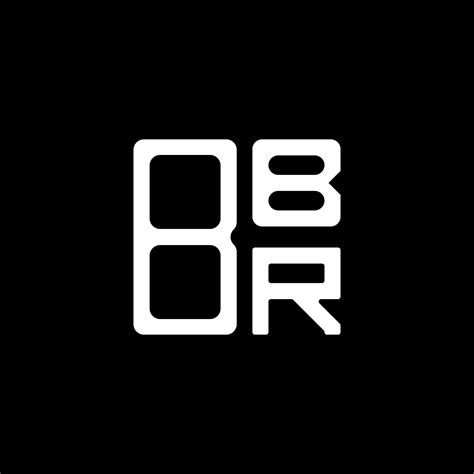 Bbr Letter Logo Creative Design With Vector Graphic Bbr Simple And