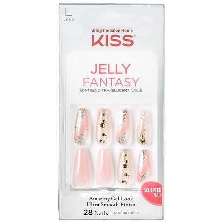 Kiss Jelly Fantasy Sculpted Gel Nails, Pink | Walgreens