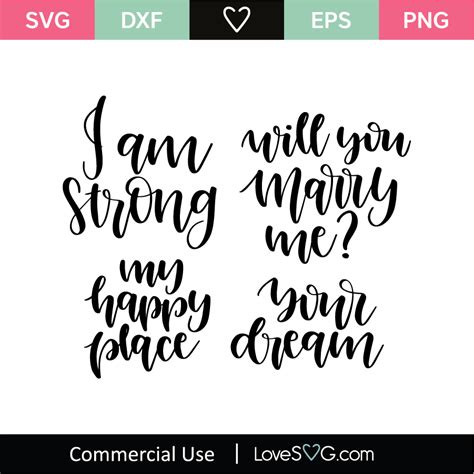 Quotes SVG Cut File Lovesvg