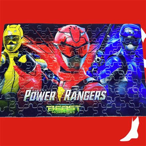 Quebra Cabe A Personalizado Power Rangers Morfagem Feroz Elo