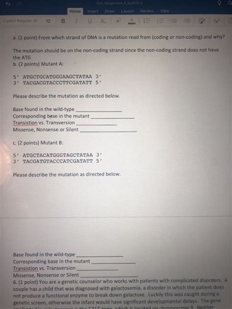 5 Unit Assignment 4 Su2020 2 Home Insert Draw Layout Chegg