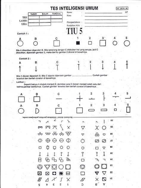 Contoh Soal Psikotes Tiu 5 - Bakti Soal