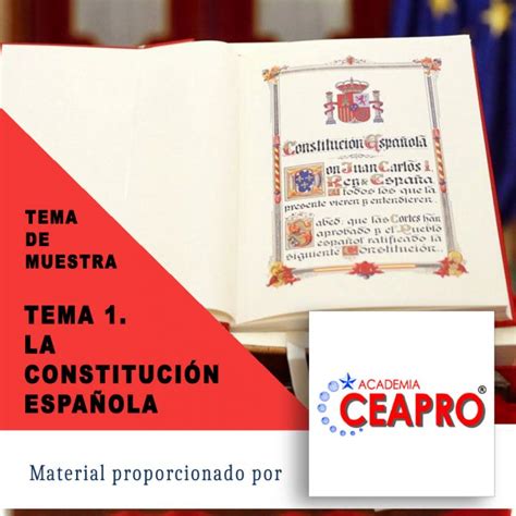 Descarga Tema La Constituci N Espa Ola Oposiciones Con Xito