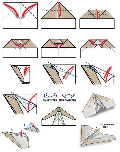 Nighthawk Paper Airplane | Paper airplanes, Origami paper plane, Paper ...