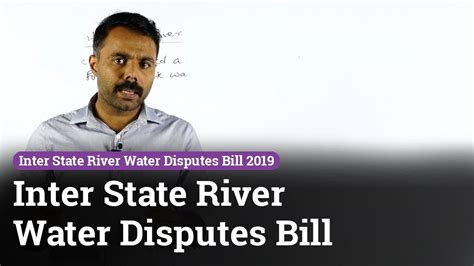 Inter State River Water Disputes Bill Kerala Psc Ssc Youtube