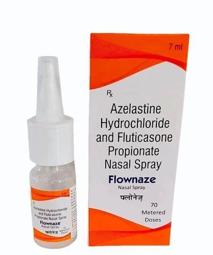 Azelastine Hydrochloride And Fluticasone Furoate Nasal Spray For Hospital Packaging Size 70