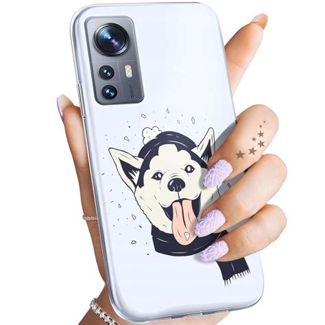 ETUI DO XIAOMI 12 5G 12X 5G WZORY HUSKY PSY PIESKI OBUDOWA POKROWIEC