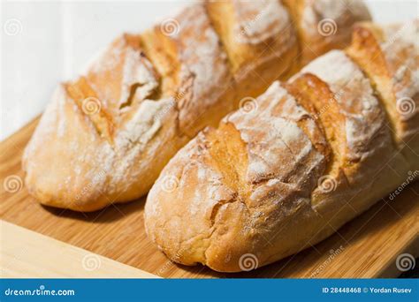 Fresh Tasty Bread Stock Photo Image Of Fresh Flour 28448468