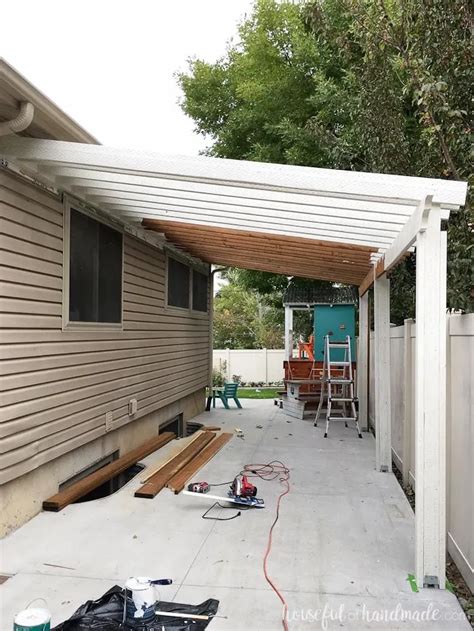 How To Attach A Patio Roof An Existing House With Vinyl Siding Patio Ideas