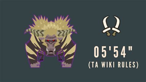 Tempered Furious Rajang TA Wiki Rules Dual Blades Solo 05 54 Mew Are