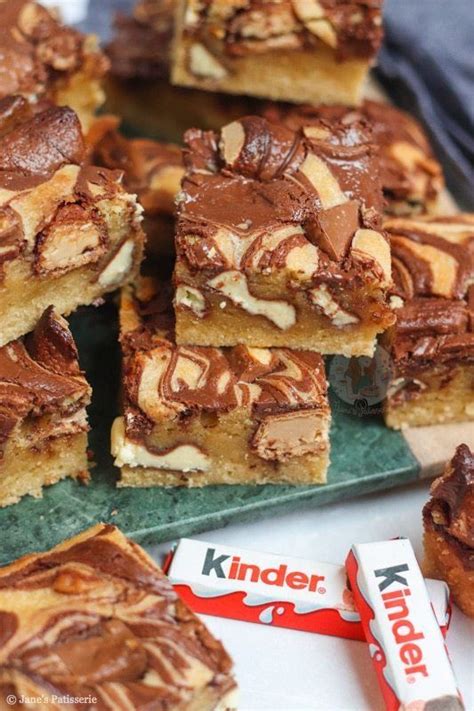 Kinder Bueno Blondies Janes Patisserie Tray Bake Recipes Easy