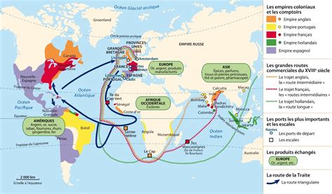 Les Empires Coloniaux Et Les Routes Maritimes Vers Exploracours