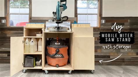 EASY MOBILE STORAGE CABINET | DIY WORKSHOP ORGANIZATION - YouTube