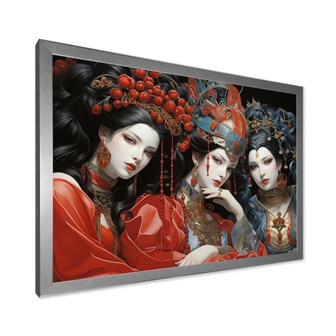 Designart Japon Art Kabuki Theatre Iii Japanese Framed Wall Art